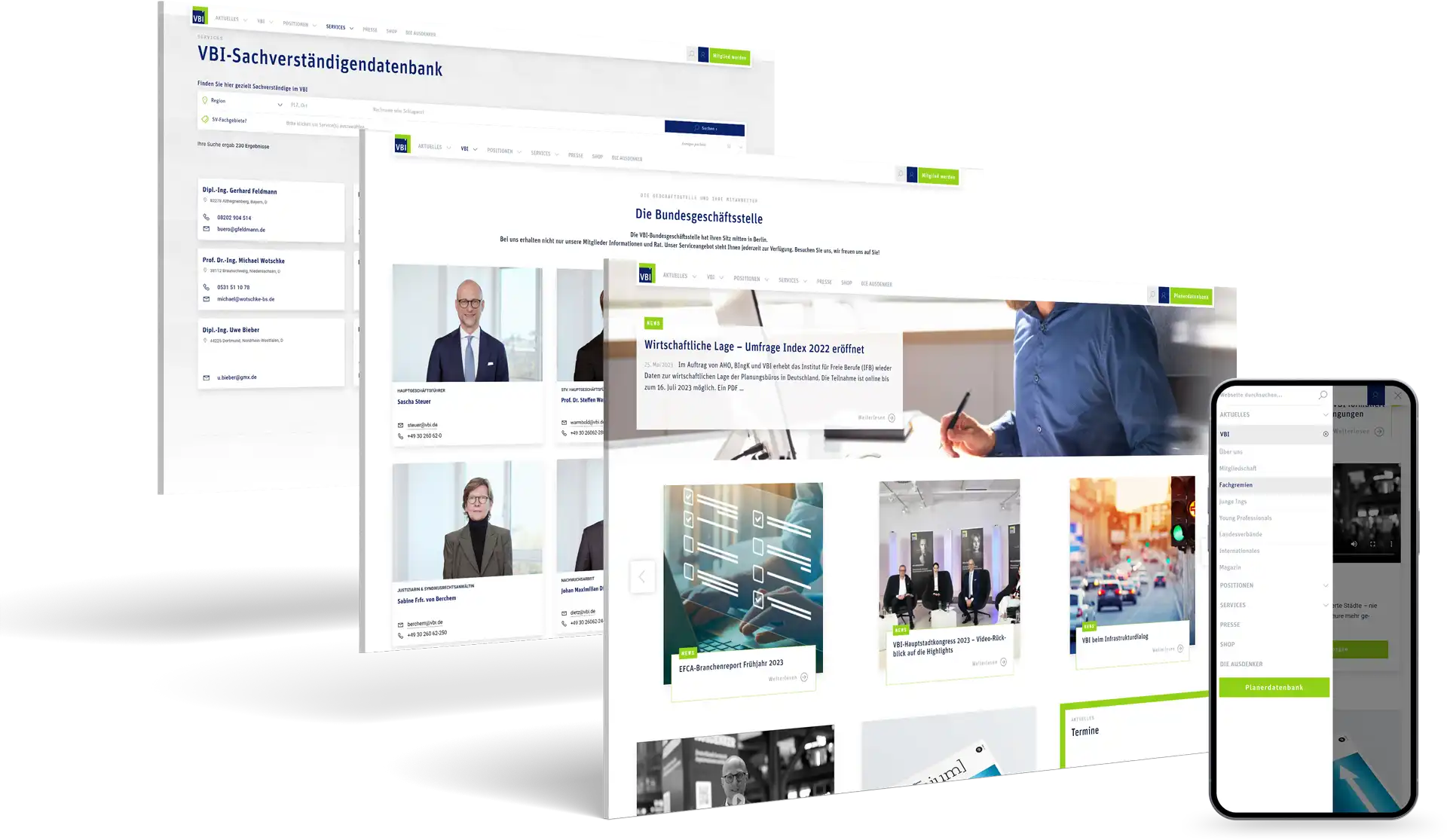 Projektreferenz Mockup VBI: VBI