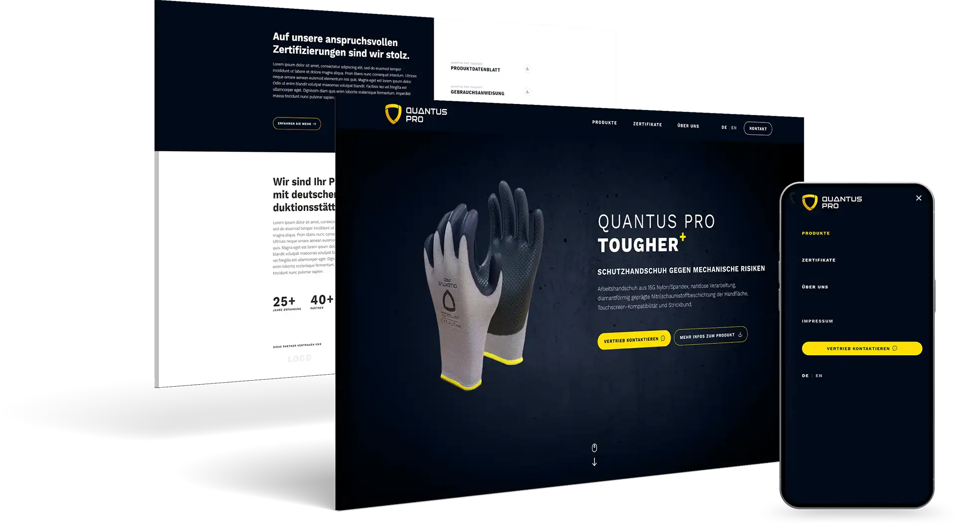 Bild Webseite Quantus Pro